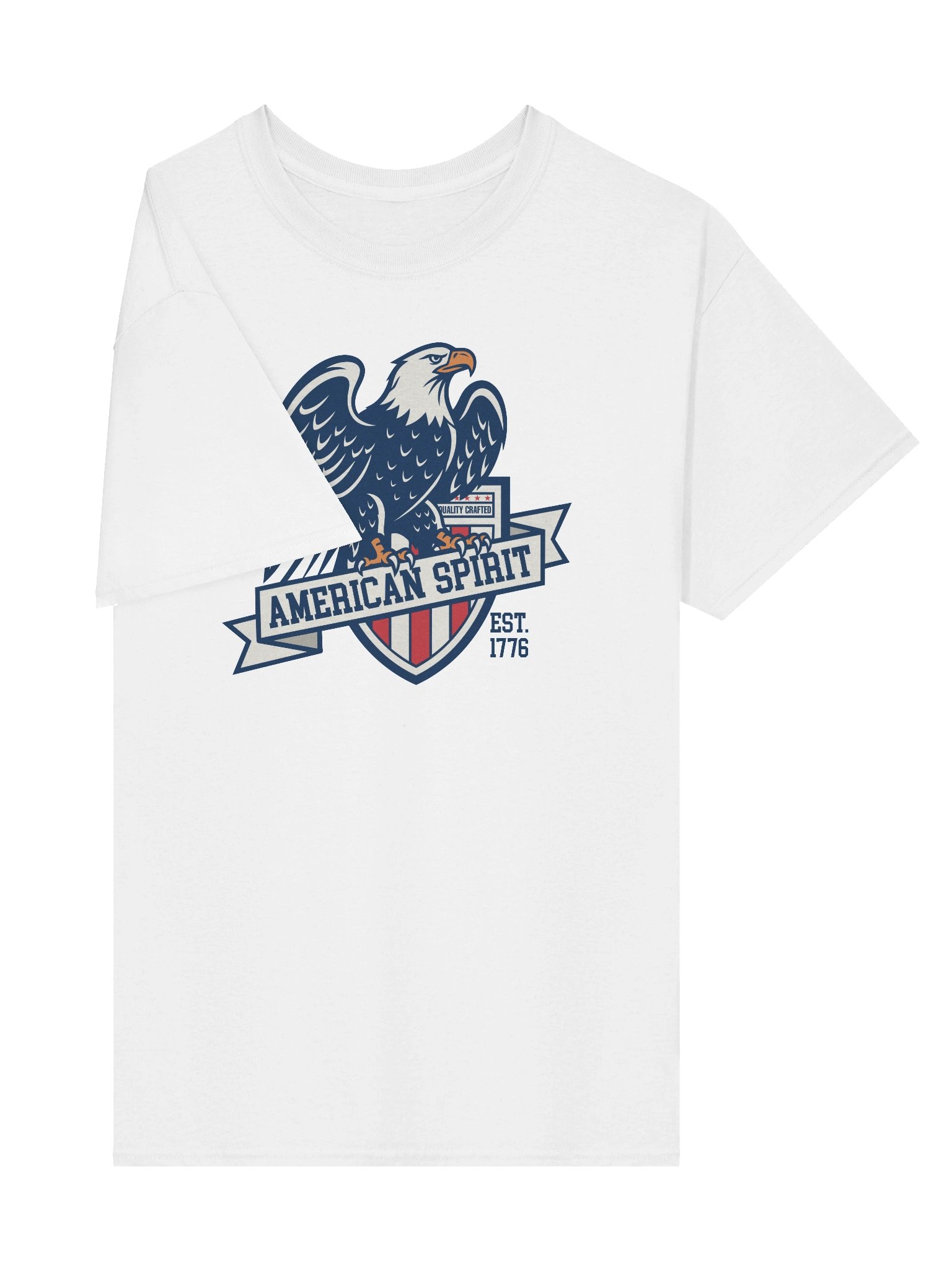 American Spirit Eagle Crest – EST. 1776 - T-Shirt product image (28)