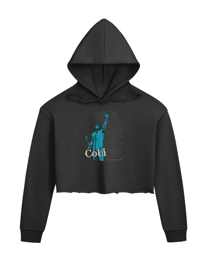 Lyric hoodie crop – Wishing You Well product image (1)