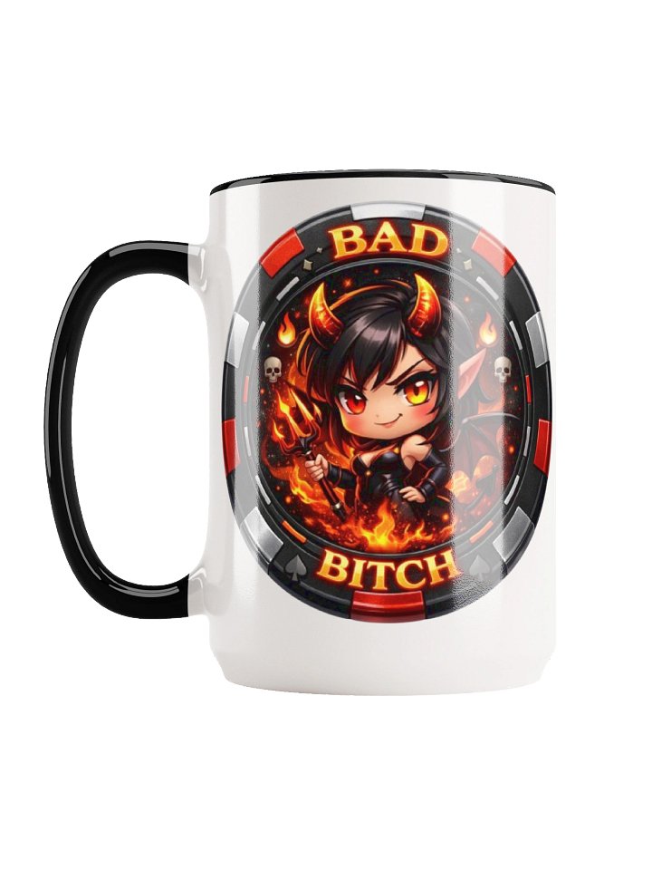 Bad Bish Poker Chip Mug product image (3)