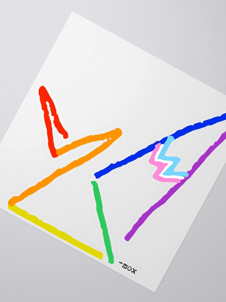 pride fox sticker product image (2)