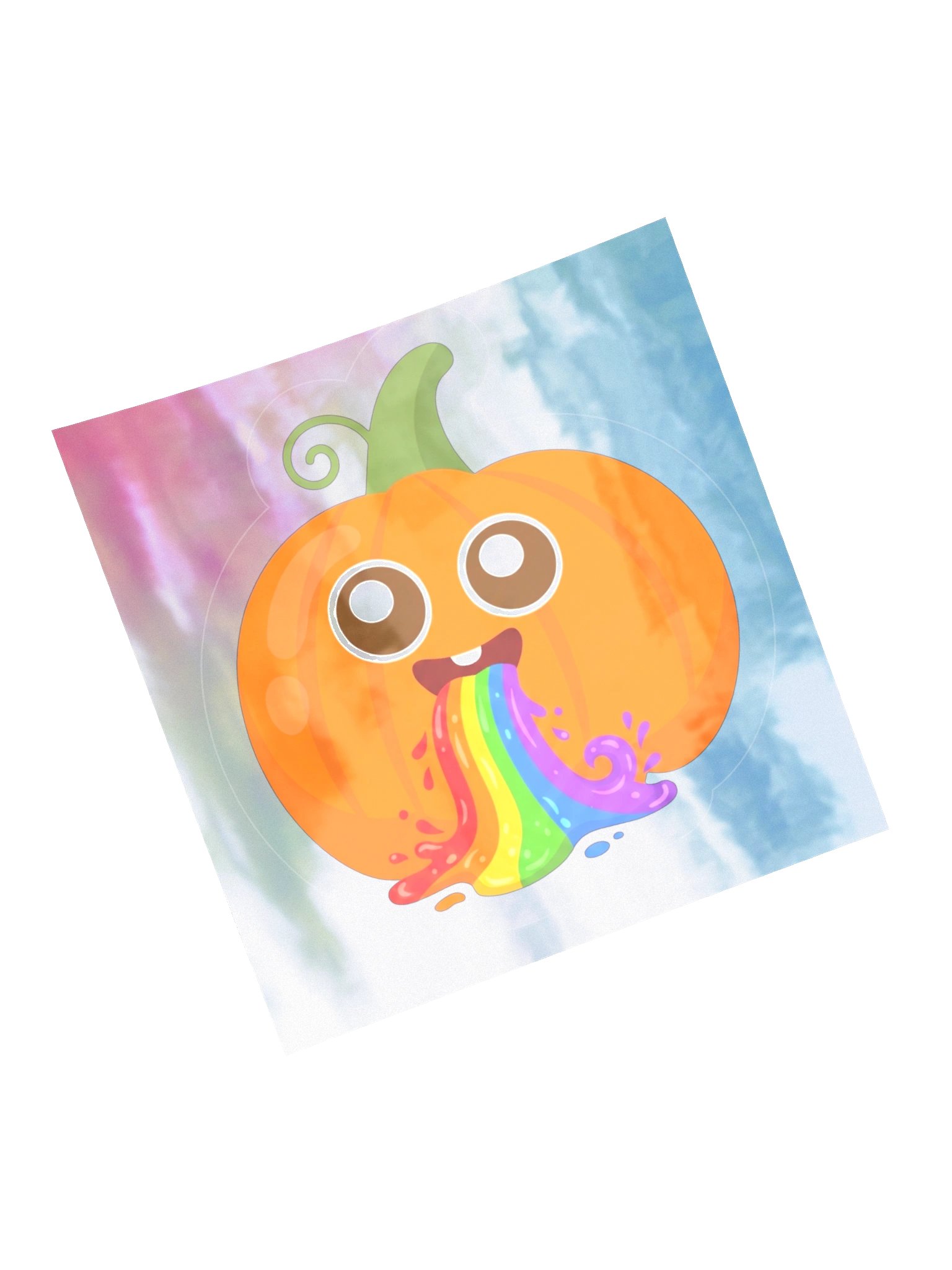 Rainbow Pumpkin Holographic Sticker Sheet product image (14)