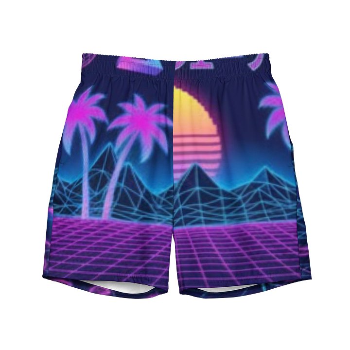 All-Over Print Swim Trunks — UPF 50+ Quick-Dry product image (1)