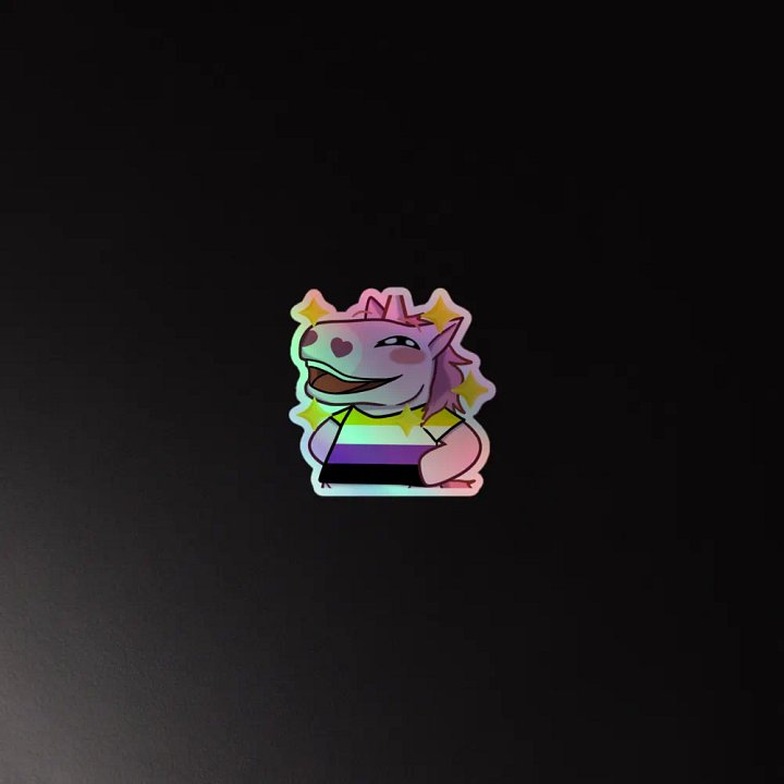 NB Pride Holographic Sticker product image (4)