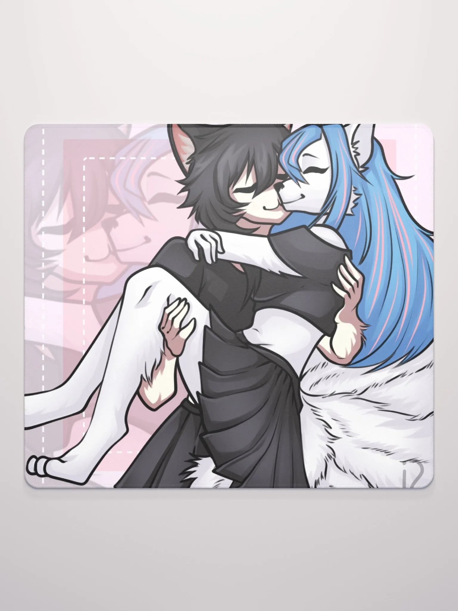 Valentines Couple Gaming Mousepad product image (2)