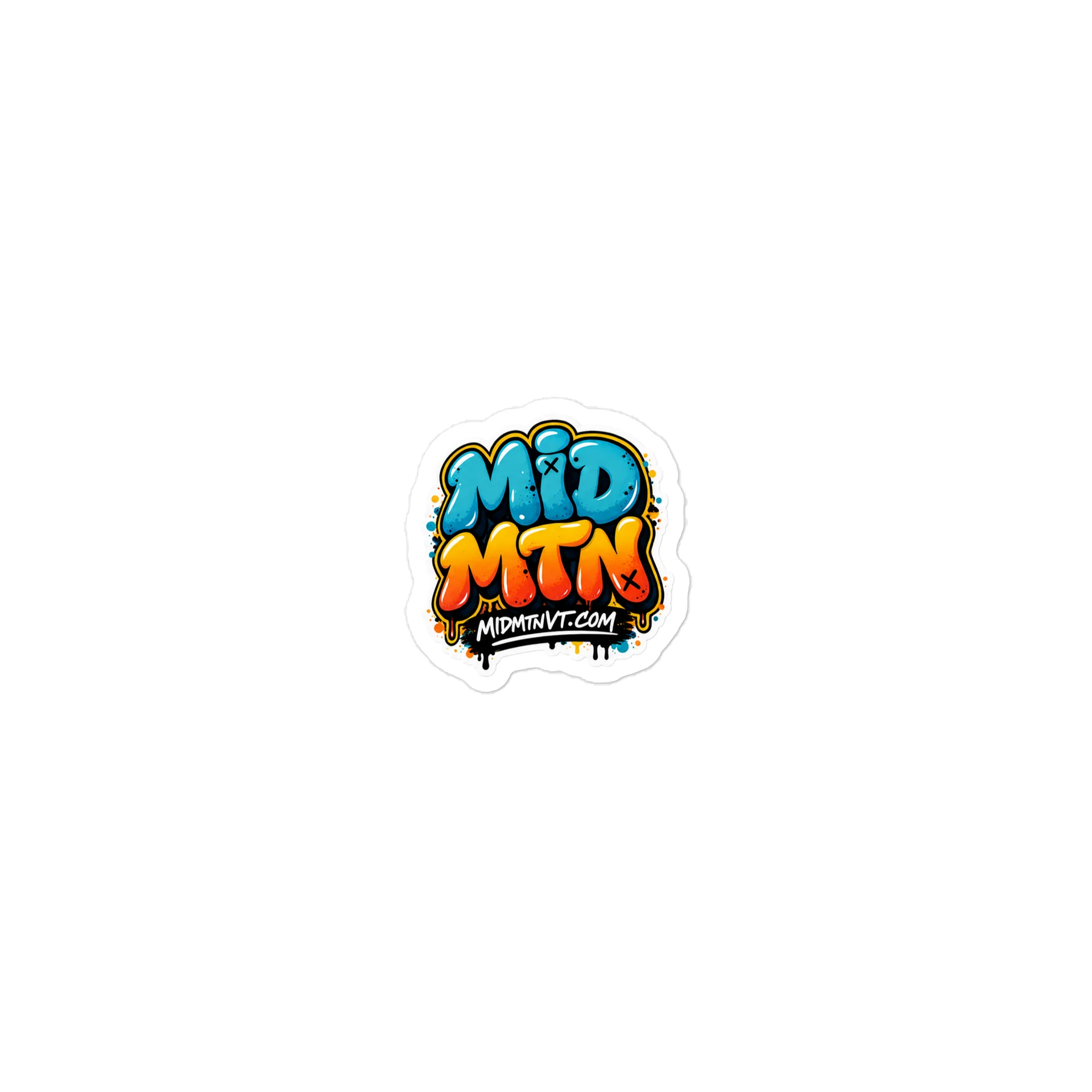 Mid Mtn Bubble Sticker product image (1)