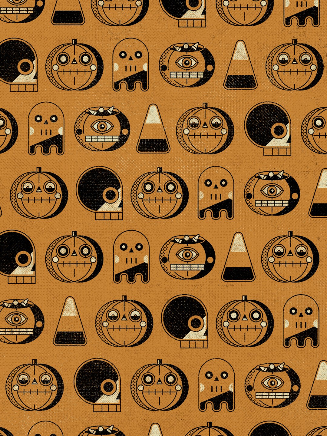 Halloween Pattern #3 | Framed Print product image (4)