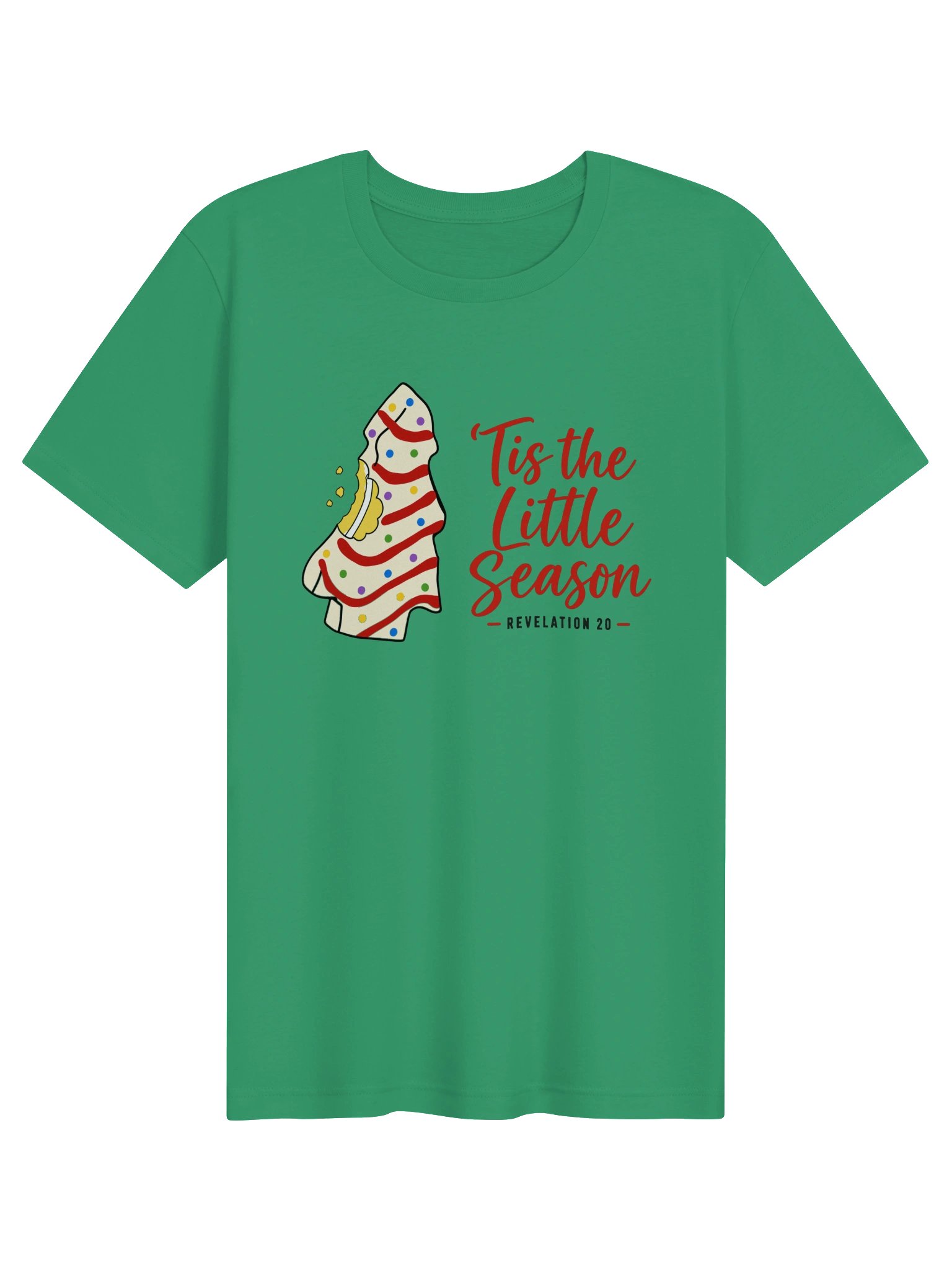 ’Tis the Little Season T-Shirt – Christmas Snack Cake Design product image (1)