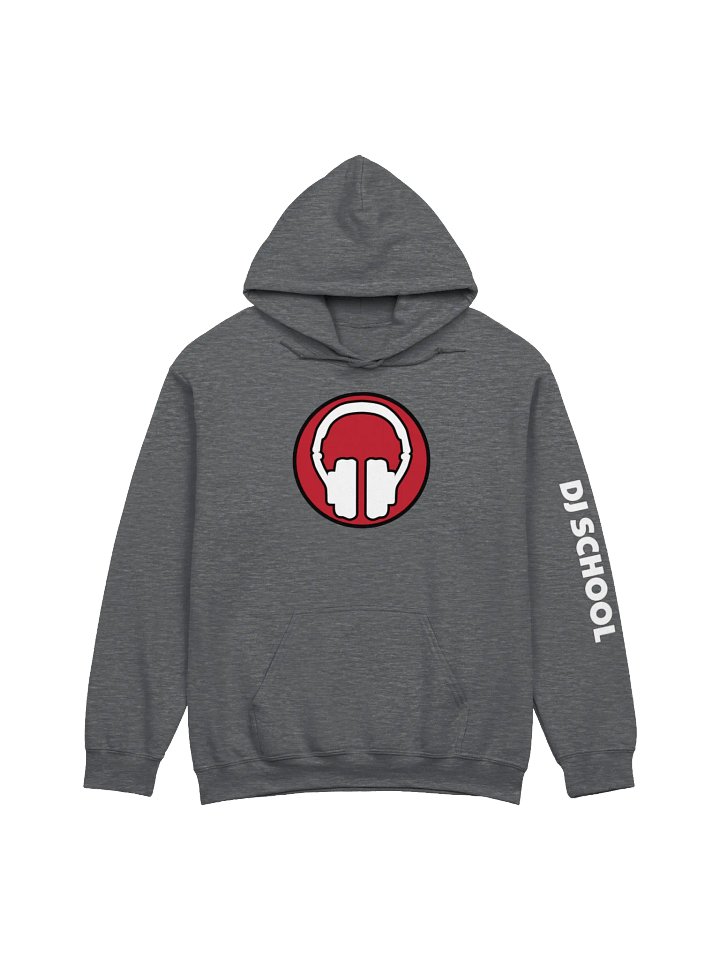 Front | Back | Arm Print Headphones Gildan® Classic Hoodie product image (1)