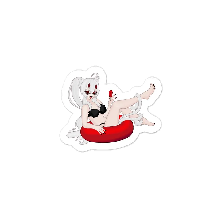 Floatie Neko Vinyl Sticker product image (1)
