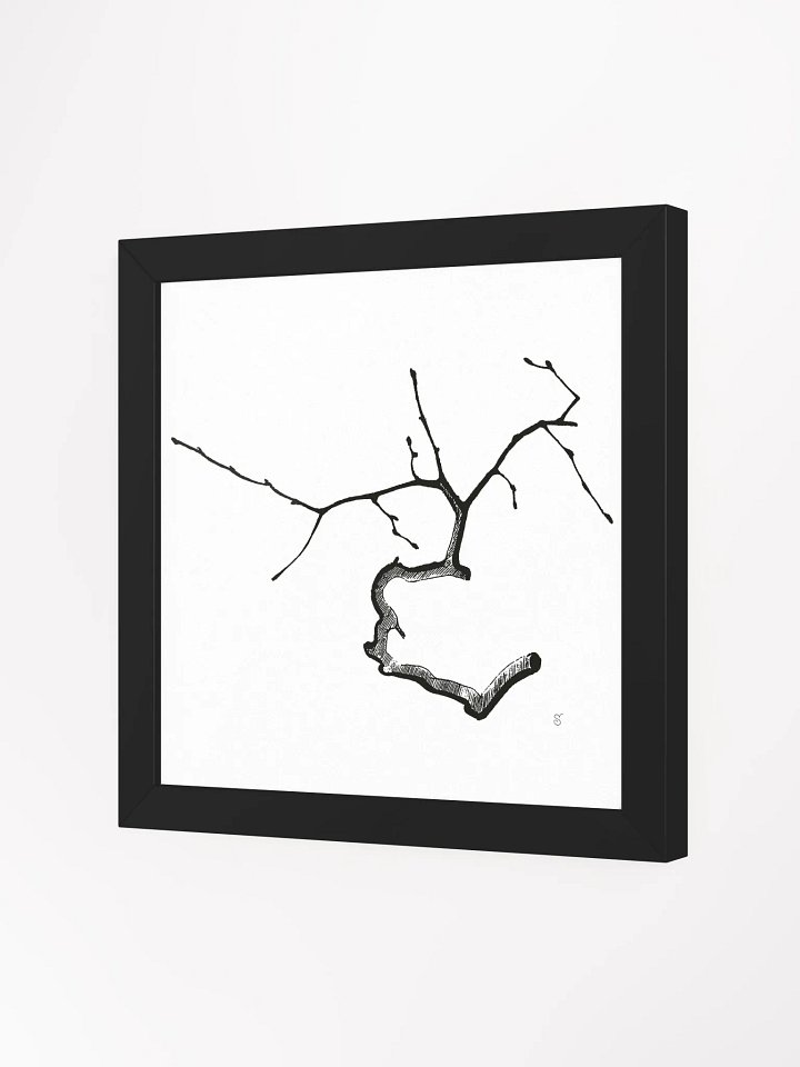 Minimalist Tree Branch Framed Poster. -Elegant Twig product image (5)