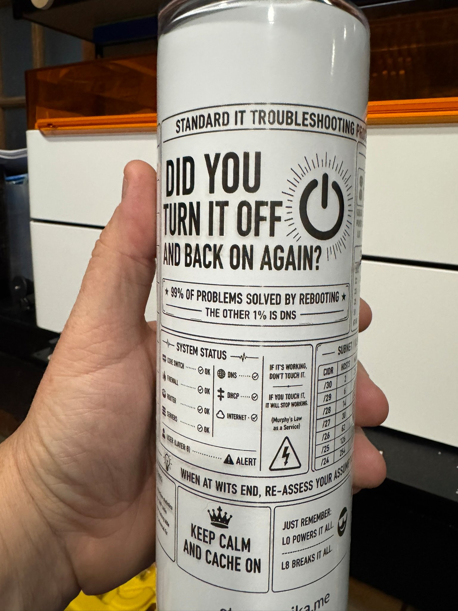 IT Professional Tumbler product image (1)