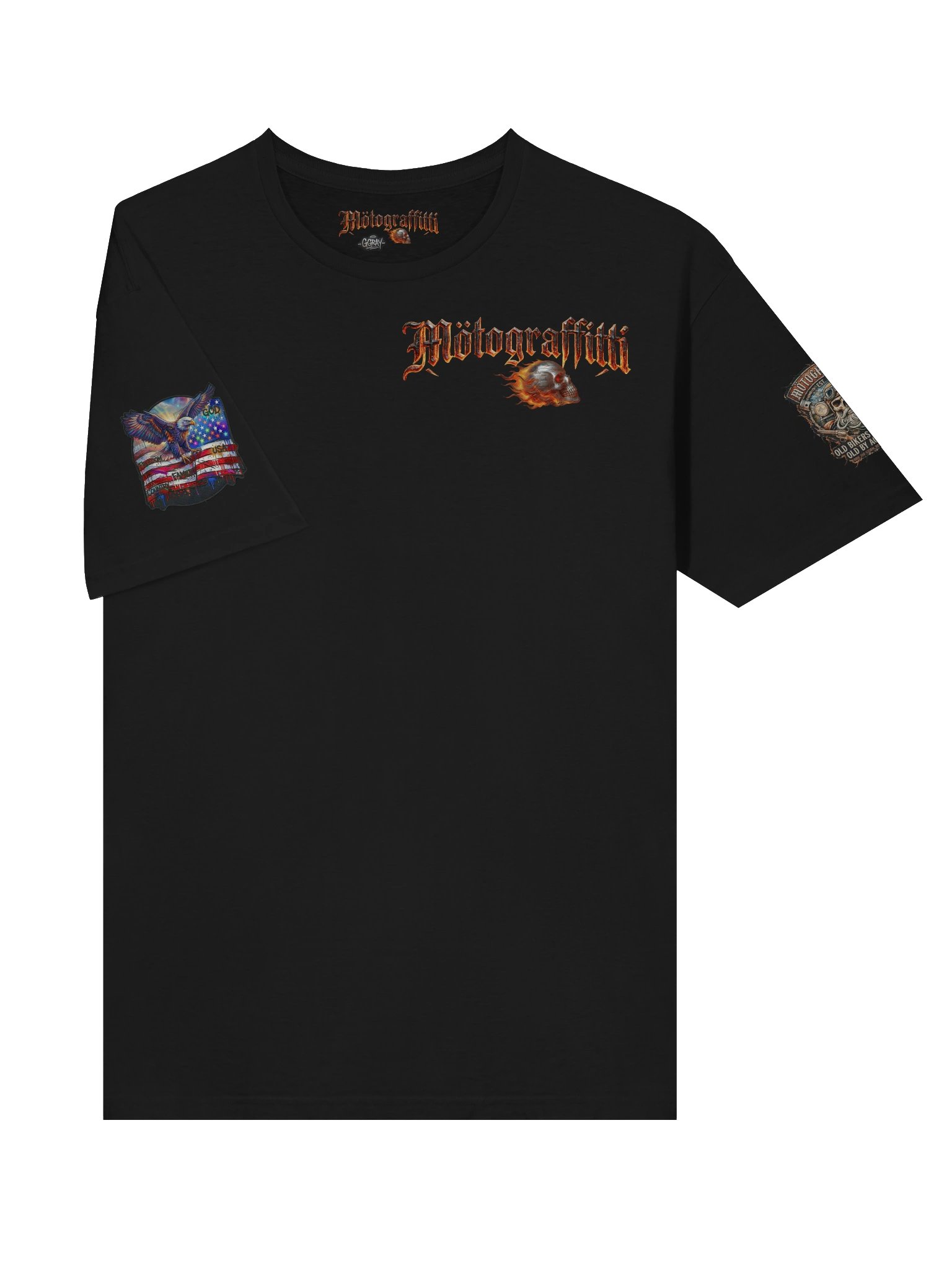 Old Men MötoGraffitti Gothic T-Shirt product image (5)