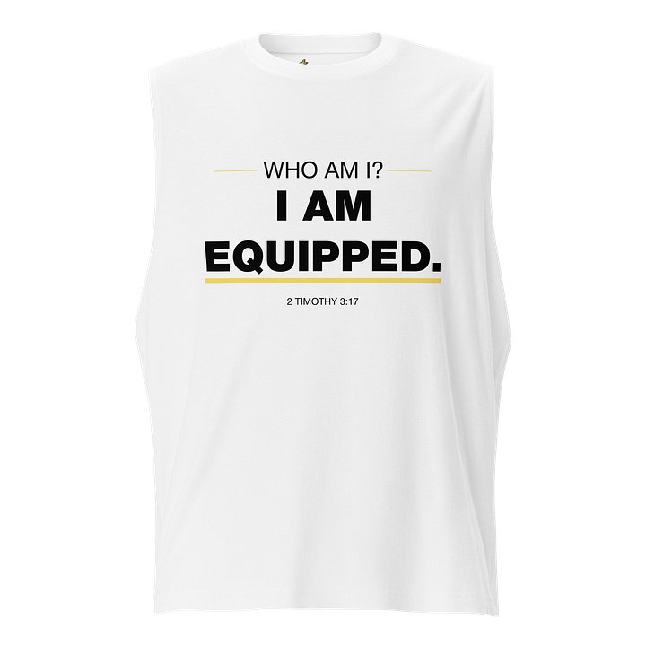 WHO AM I? I AM EQUIPPED MUSCLE TEE (05/06) product image (1)