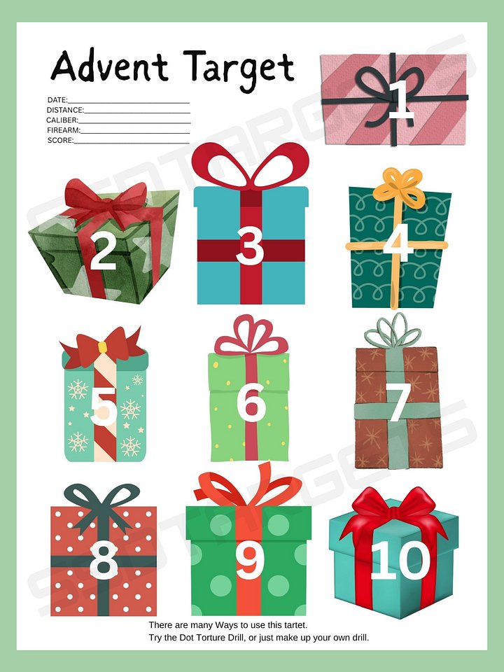 Advent Target (Printable Download) product image (1)