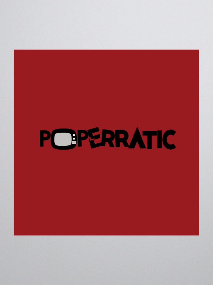Poperratic - Logo Sticker product image (2)
