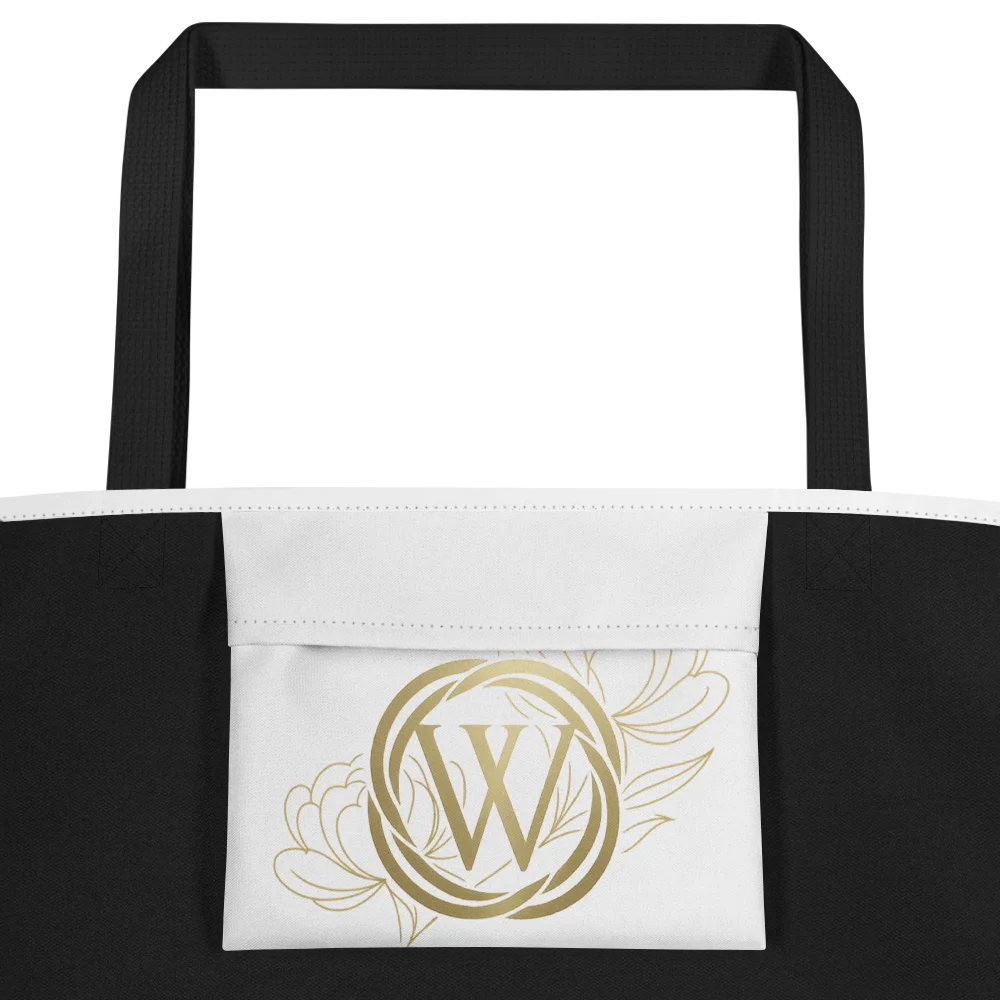 Wealth Wise 3333 Gold Monogram Tote product image (2)