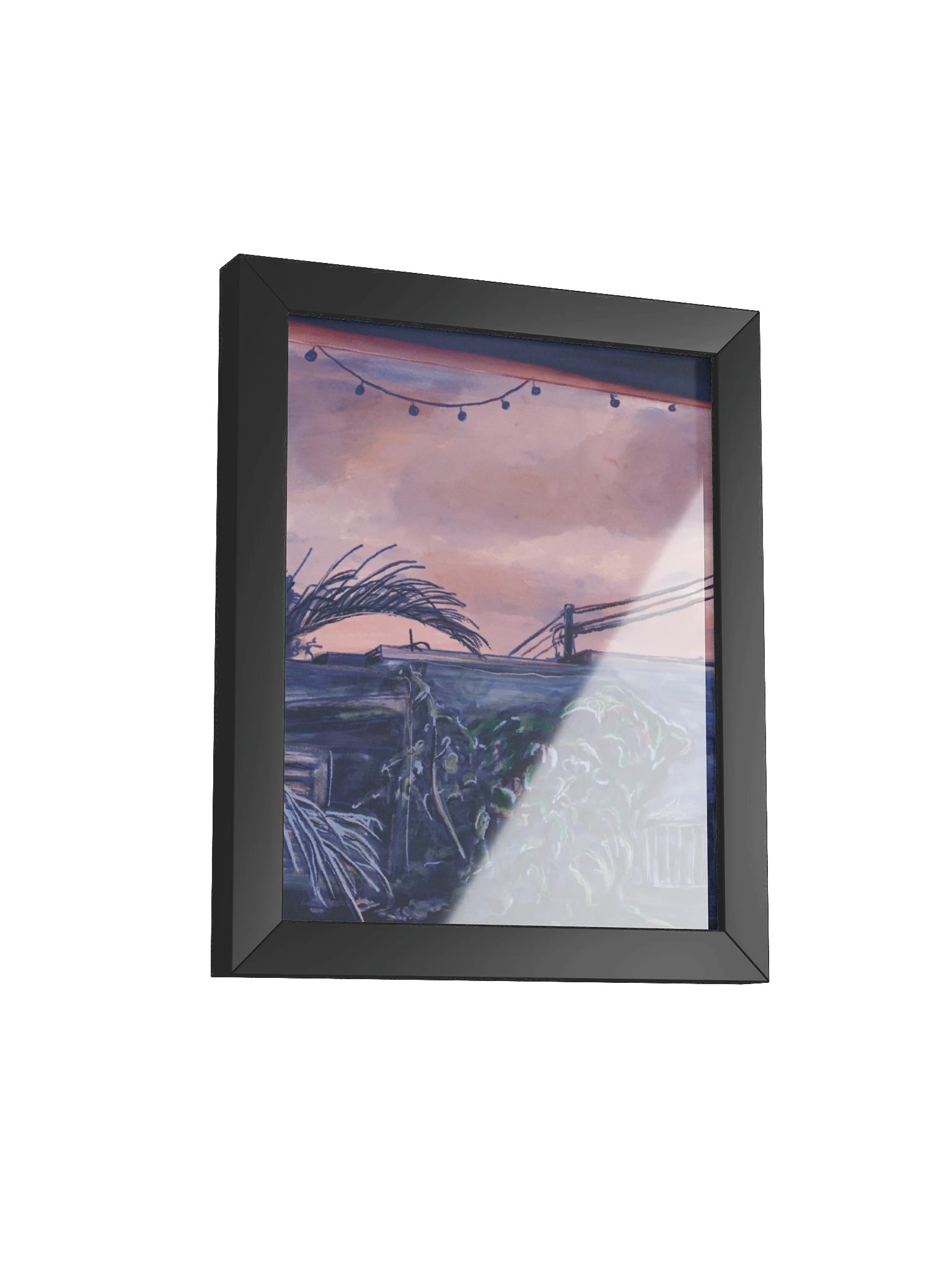 Colores de Cielo Pinta Toa Alta — Framed Art Print product image (2)