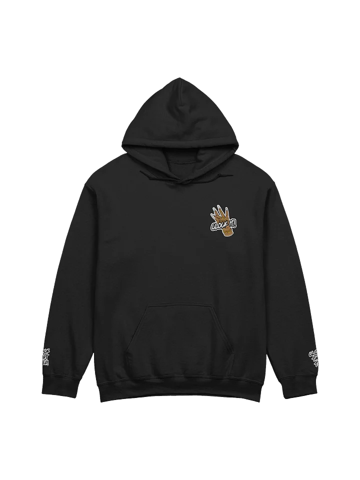Clock That Tea Embroidered Hoodie product image (1)