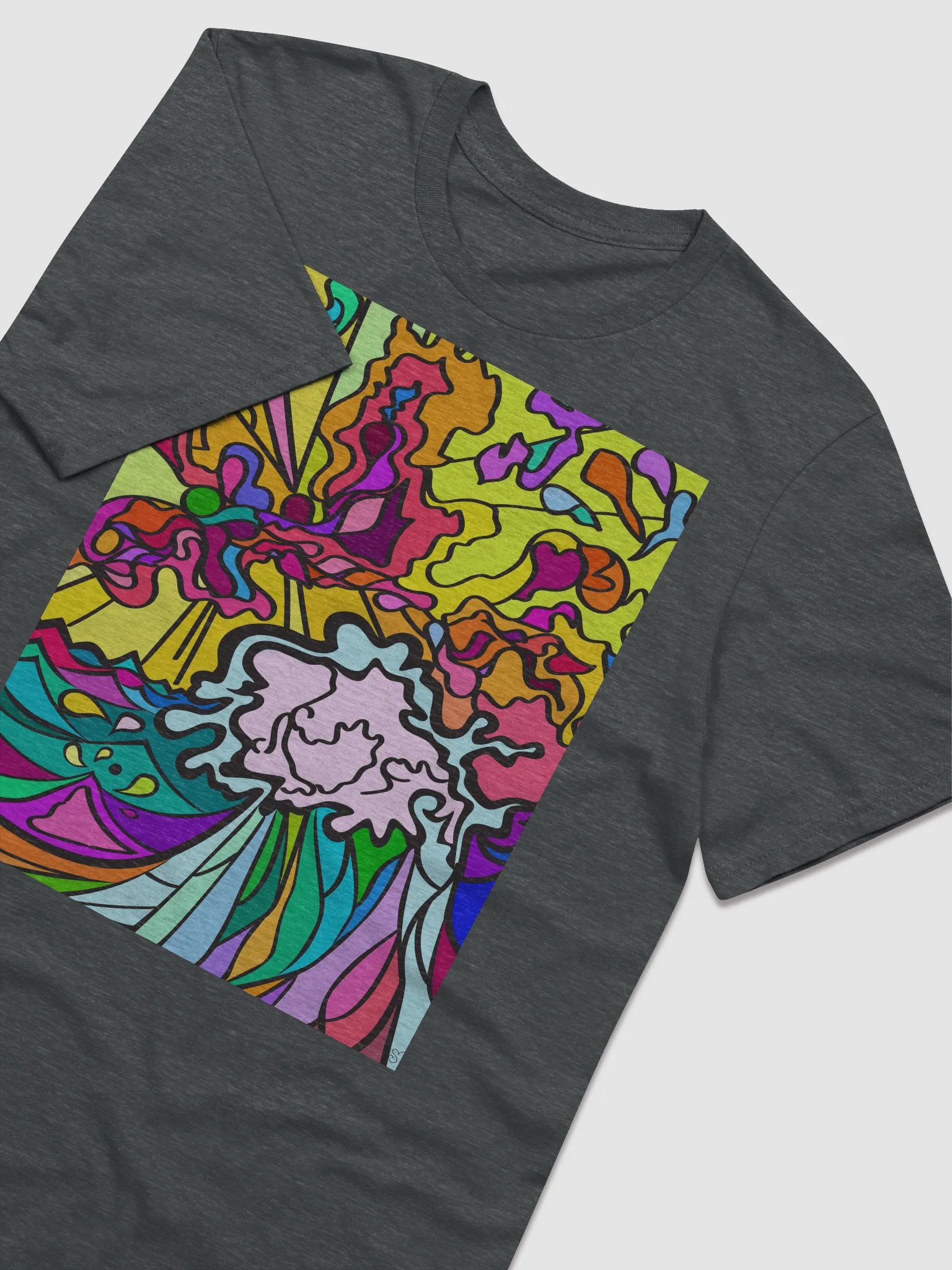 Psychedelic Dreams Unisex T-Shirt - Wave at Sunset product image (17)