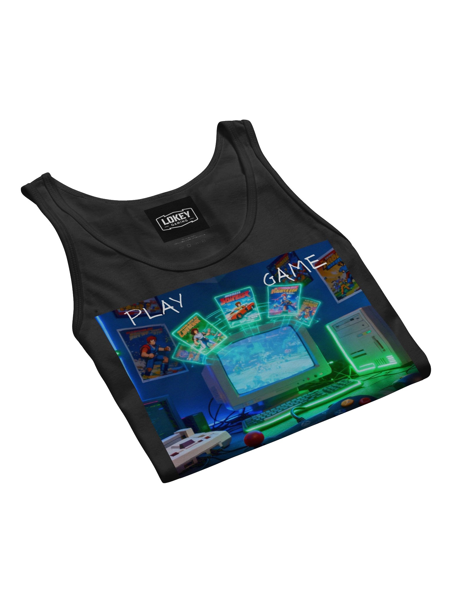Neon Gamer Paradise Tank product image (7)