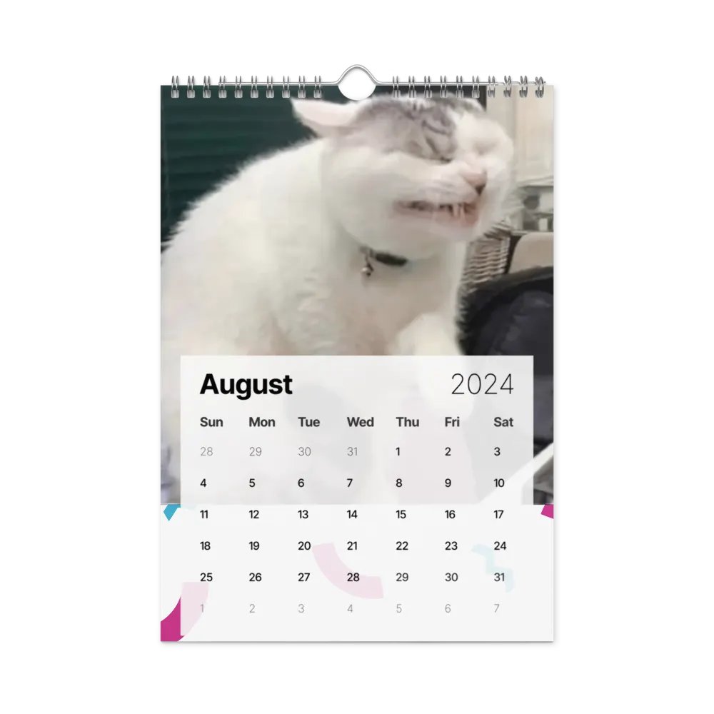 Wall Calendar (2024): Meme Cats product image (4)