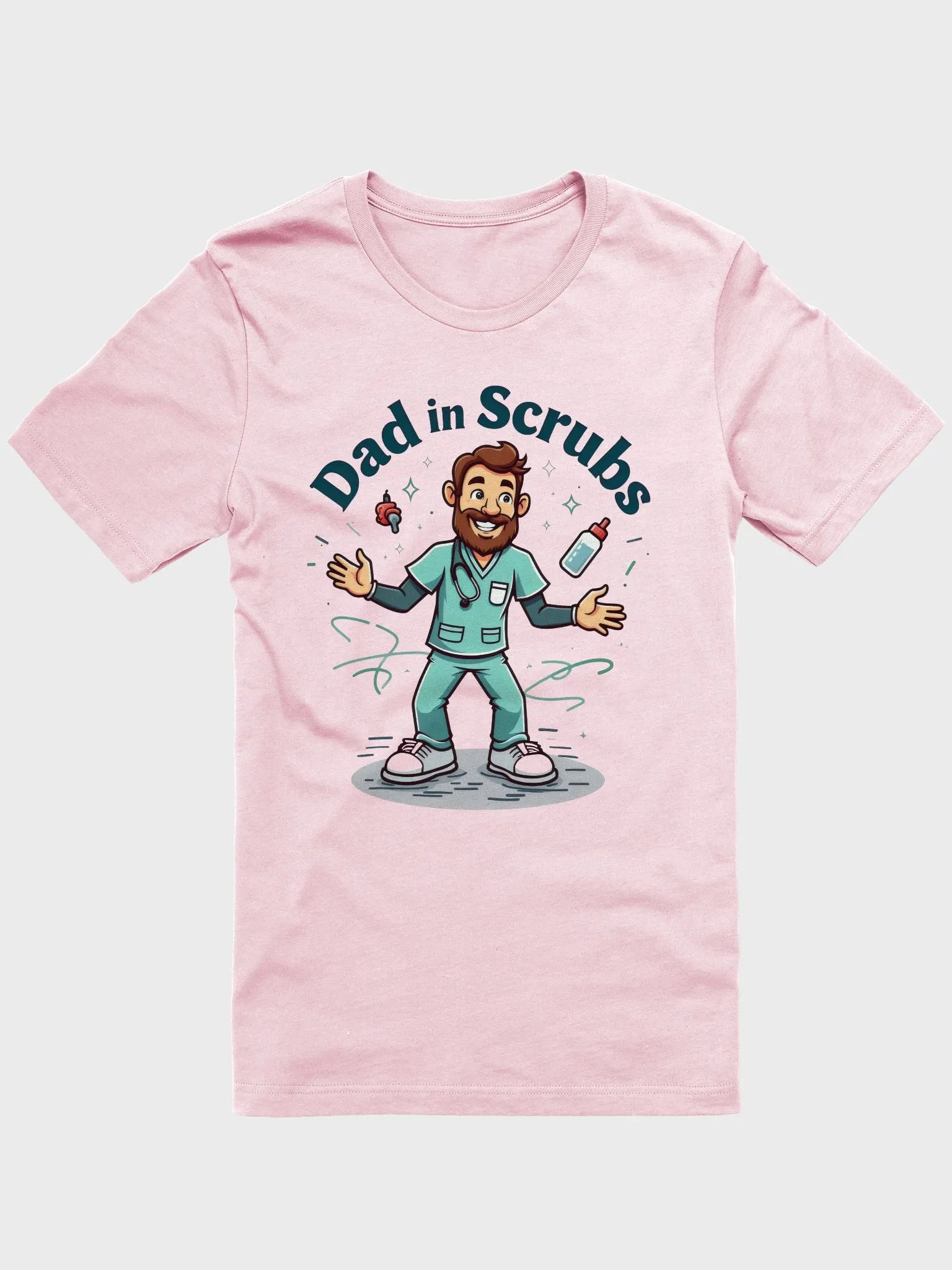 Dad in Scrubs Juggling Act T-Shirt product image (2)