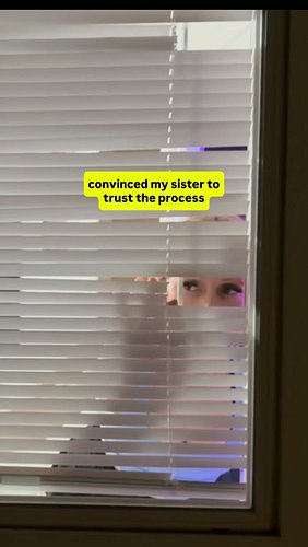 she didn’t see the vision
