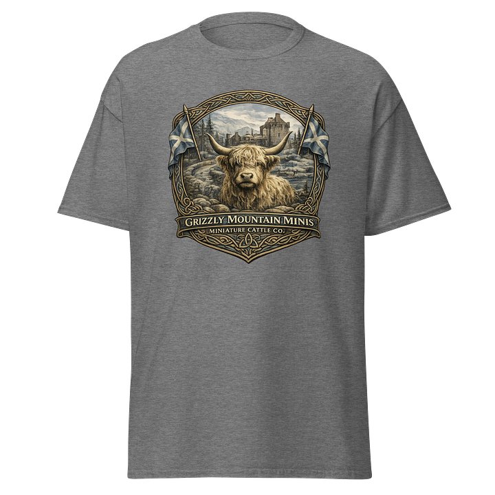 Celtic Emblem Highland Cow T-Shirt product image (1)