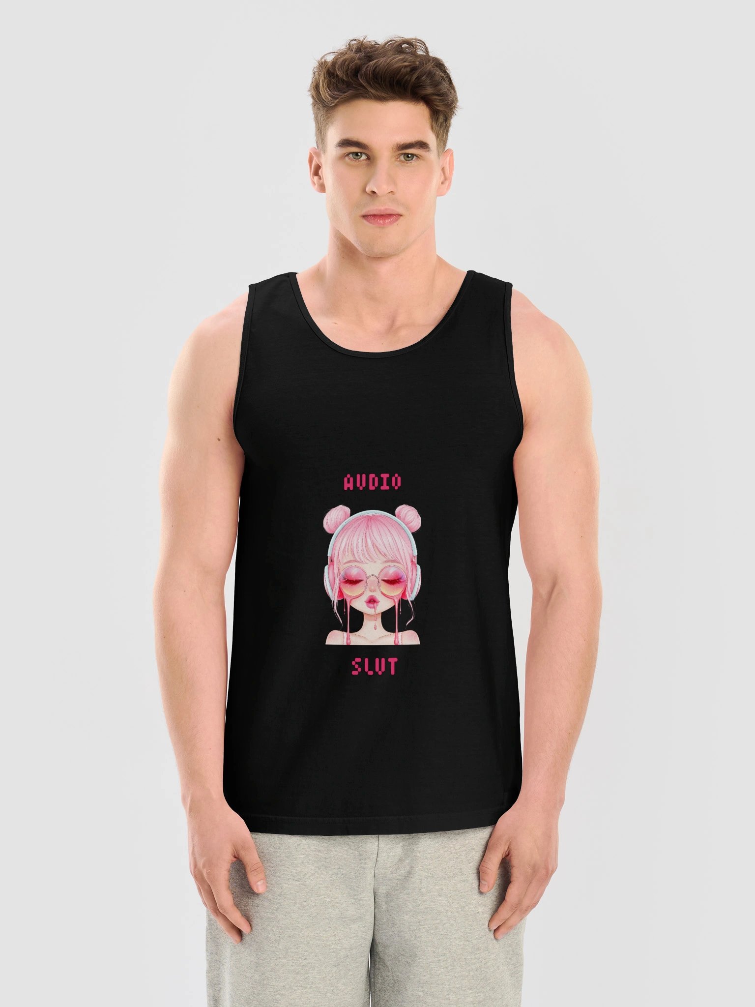 Audio Slut Pink Anime ASMR Tank product image (14)