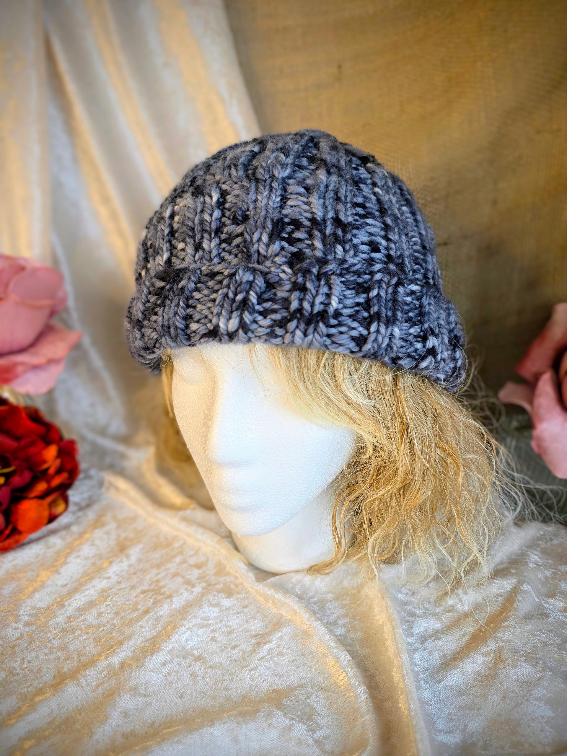 Soft Textured Knit Slouchy Beanie product image (5)