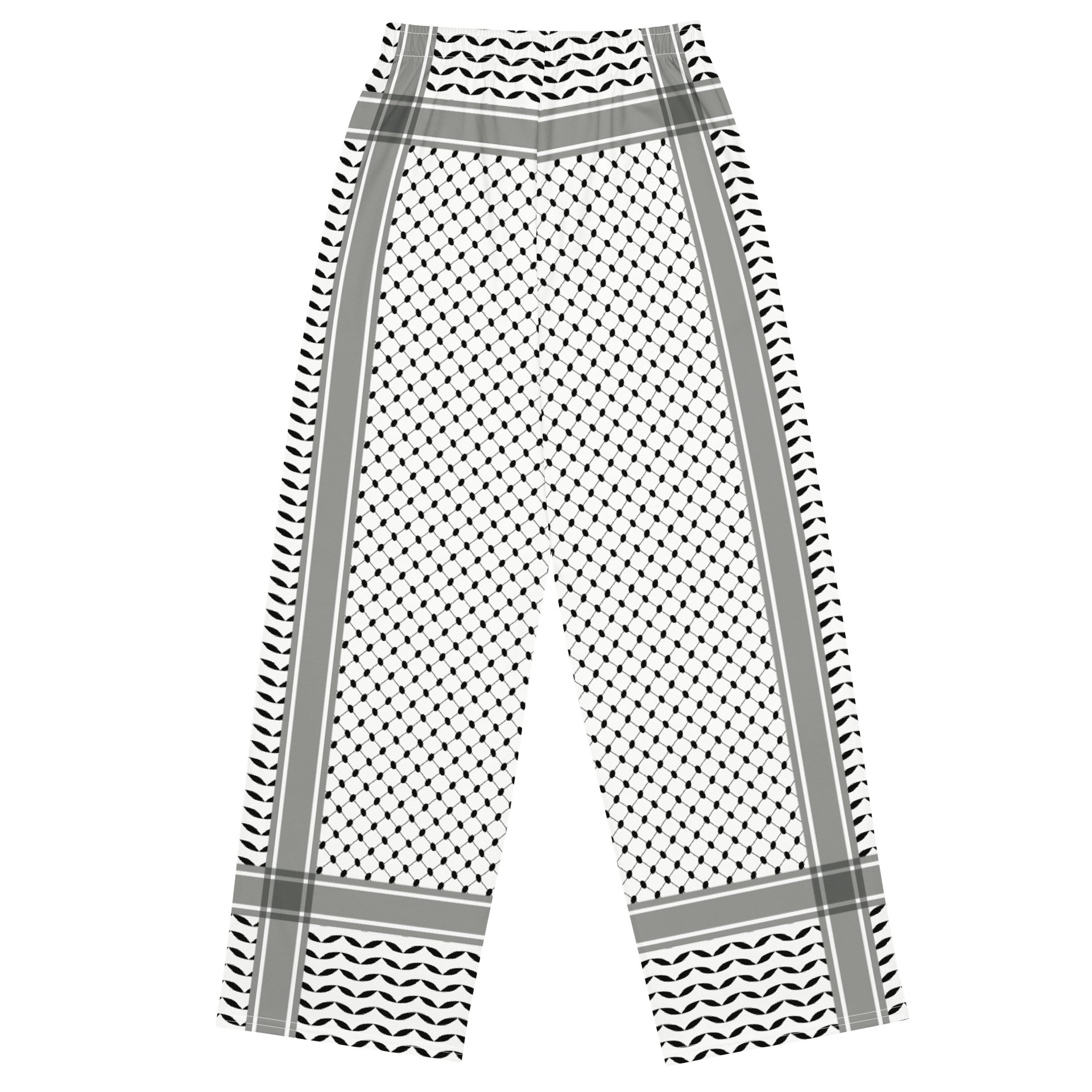 Keffiyeh Wide Leg Unisex Pants product image (2)