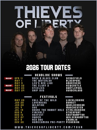 Our 2026 tour rolls on and what a fantastic run of shows it has been so far! 🚌 

6 headline shows, 3 of which completely SOLD...