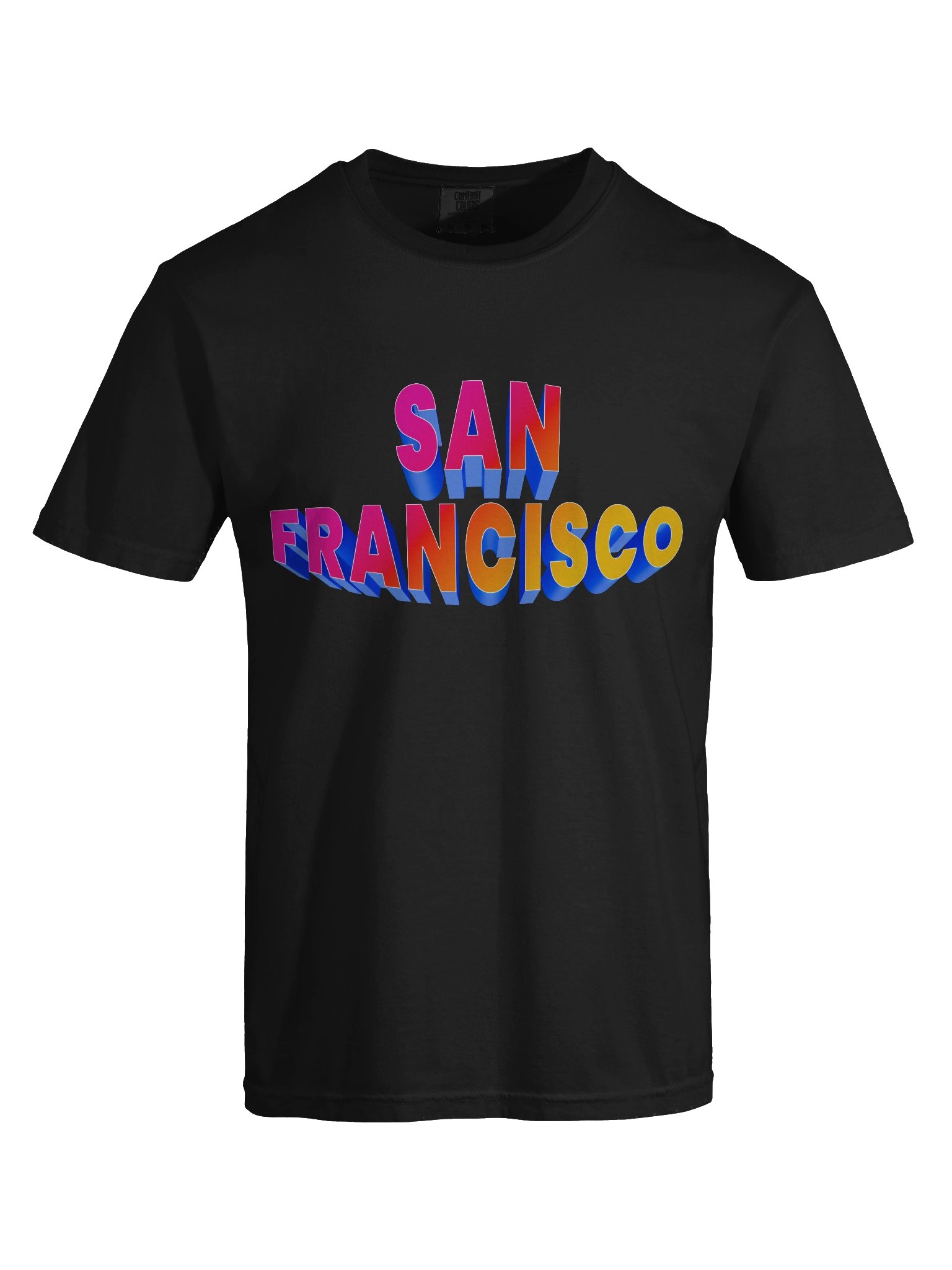 SAN FRANCISCO 3D Bold T-Shirt product image (7)