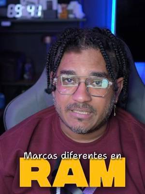 No hay problema en mezclar RAM de diferentes marcas si tienen la misma velocidad y latencias. Ahora, si son de distintas velocidades… todo el sistema va a correr al más bajo. La RAM siempre se sincroniza con el más lento. #RAM #PCGaming #HardwarePC #TechTips #MrJimeneX