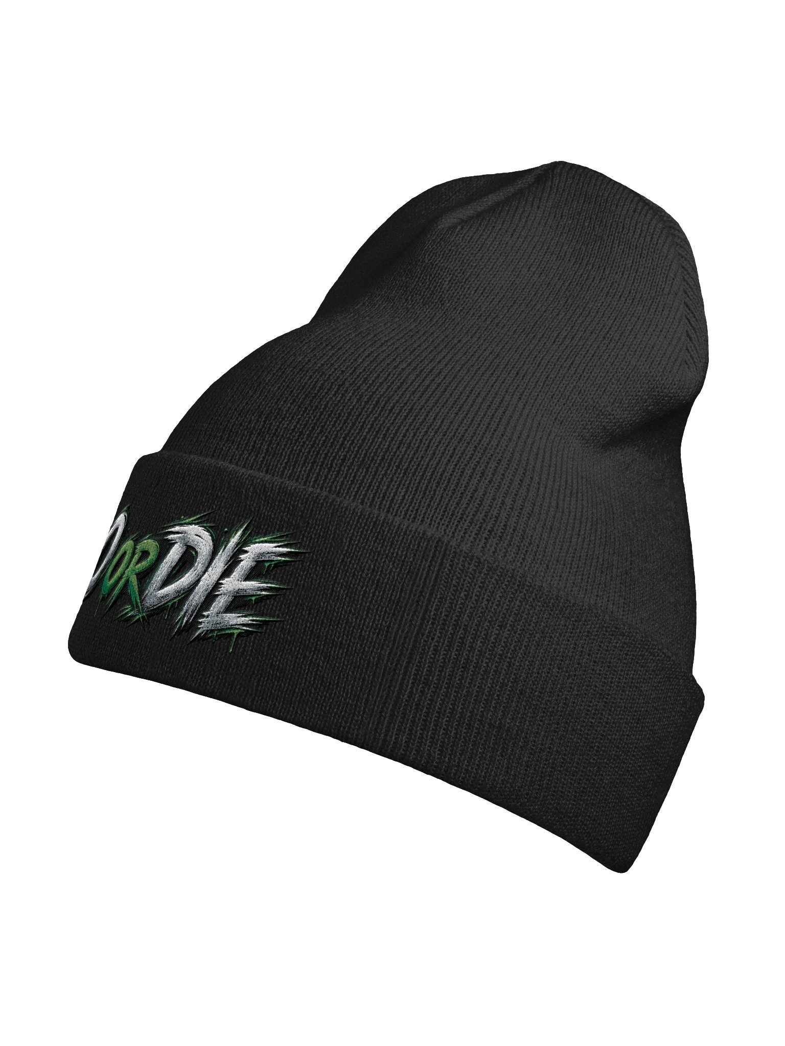 DO OR DIE Graffiti Cuffed Beanie - Green product image (97)