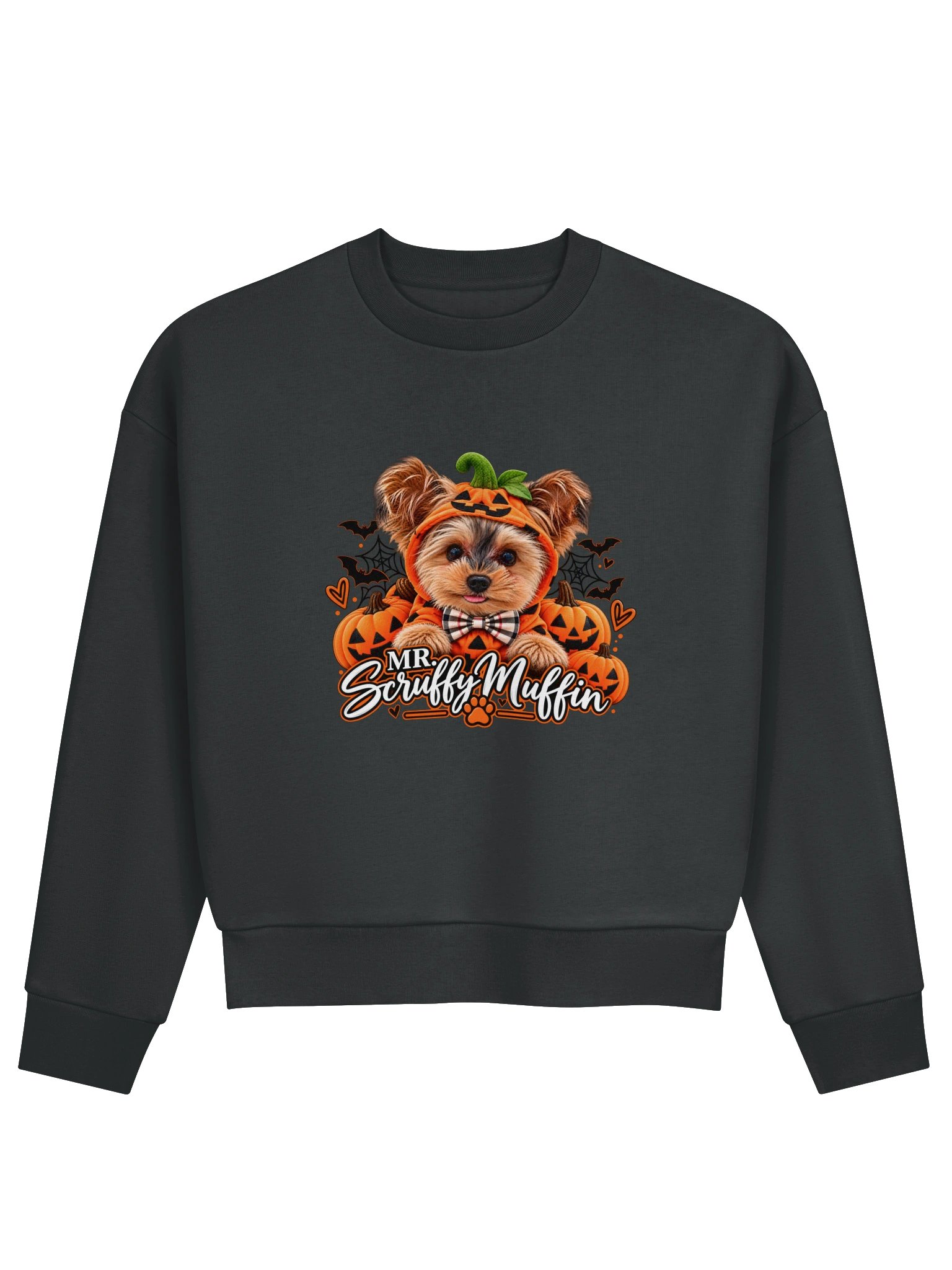 🎃🐾 Mr. Scruffy Muffin Halloween Heavyweight Sweatshirt product image (1)