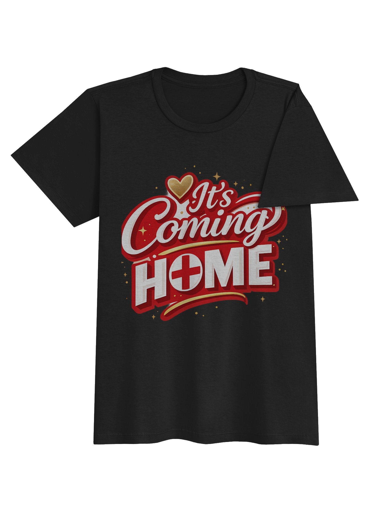 England "It's Coming Home" Women’s T-Shirt | Distressed Football Graphic Tee – 2026 Edition product image (5)