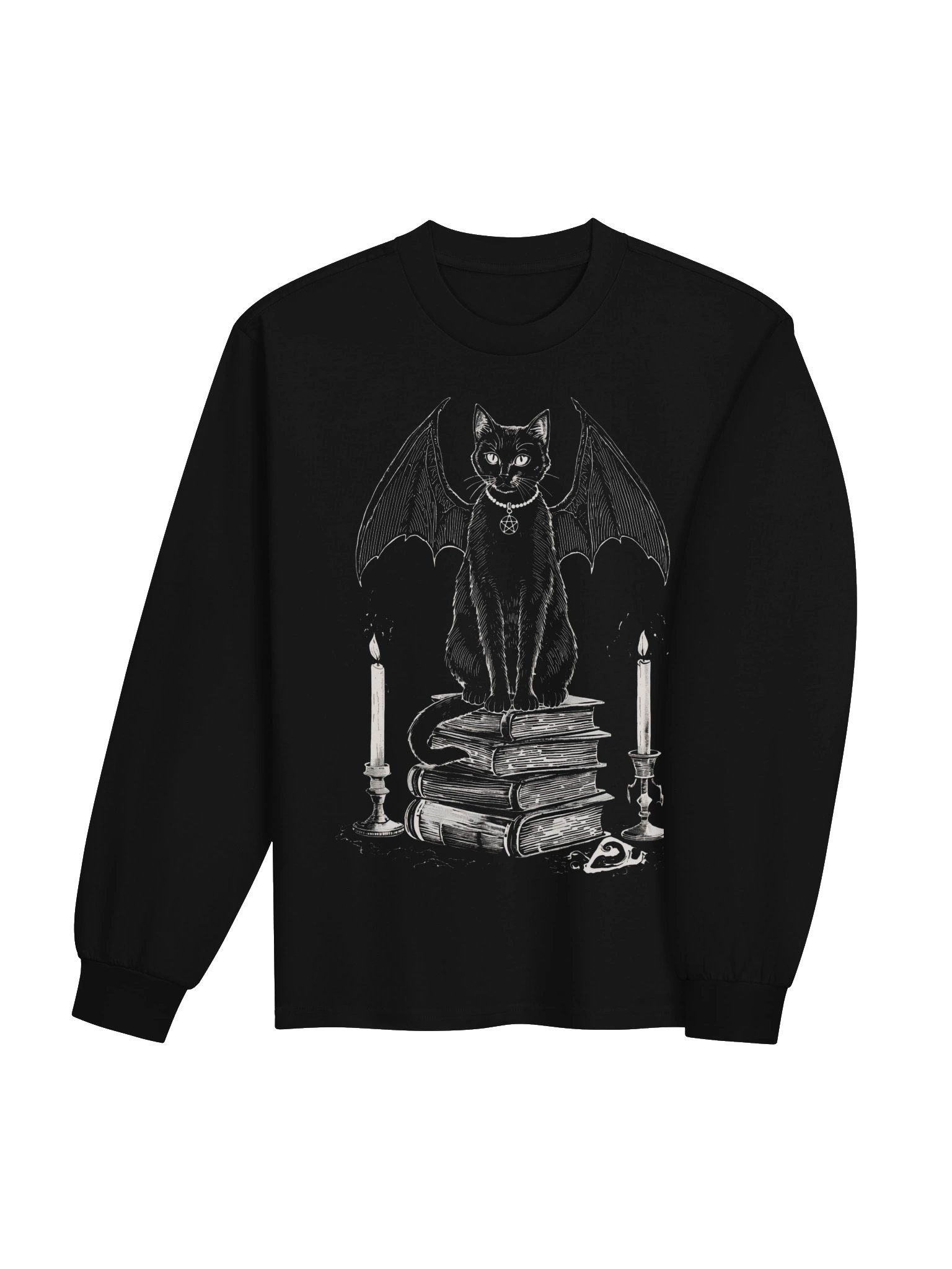 Bat Cat on Books jumper product image (4)