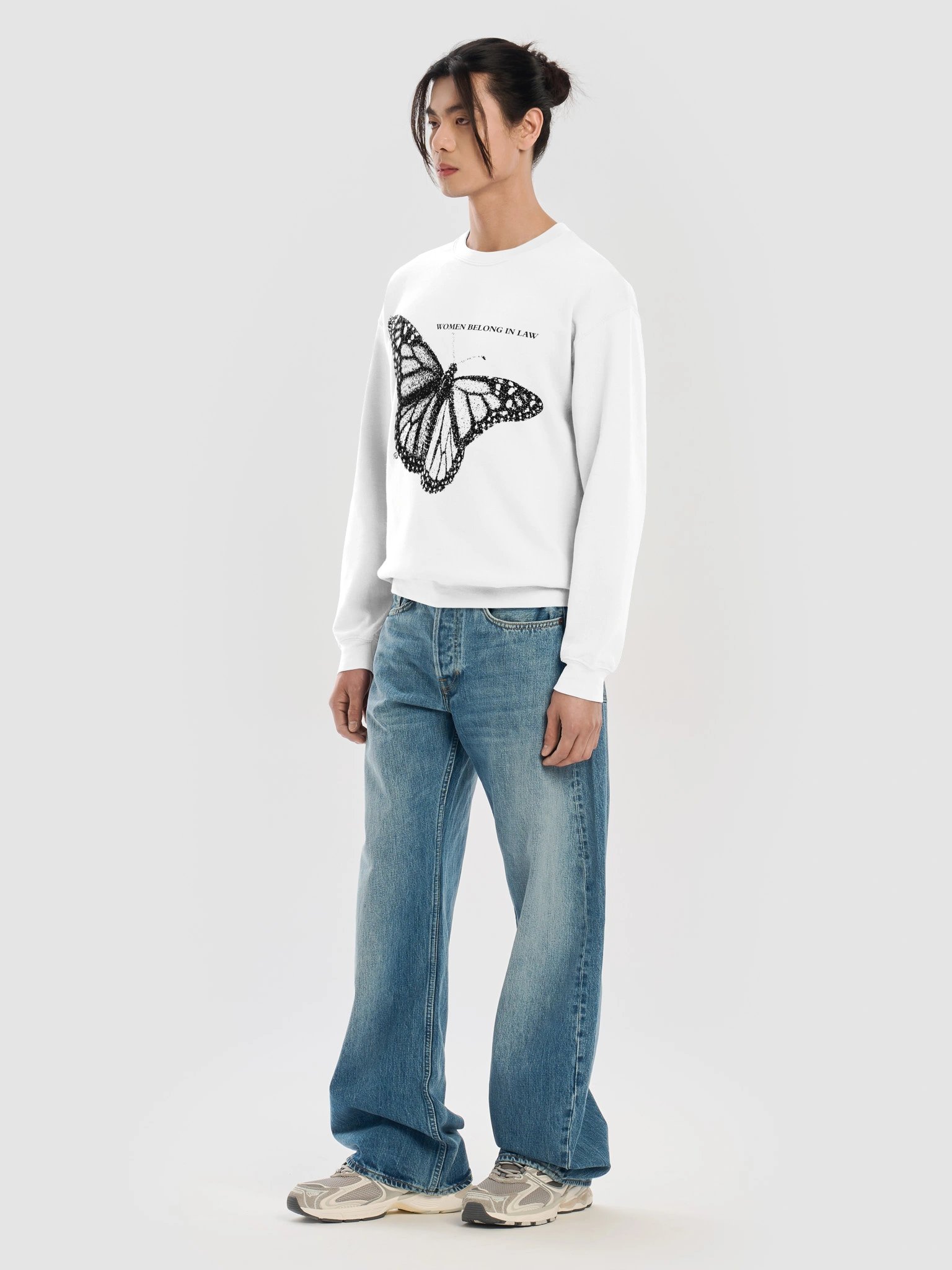 Women Belong In Law Monochrome Crewneck product image (7)