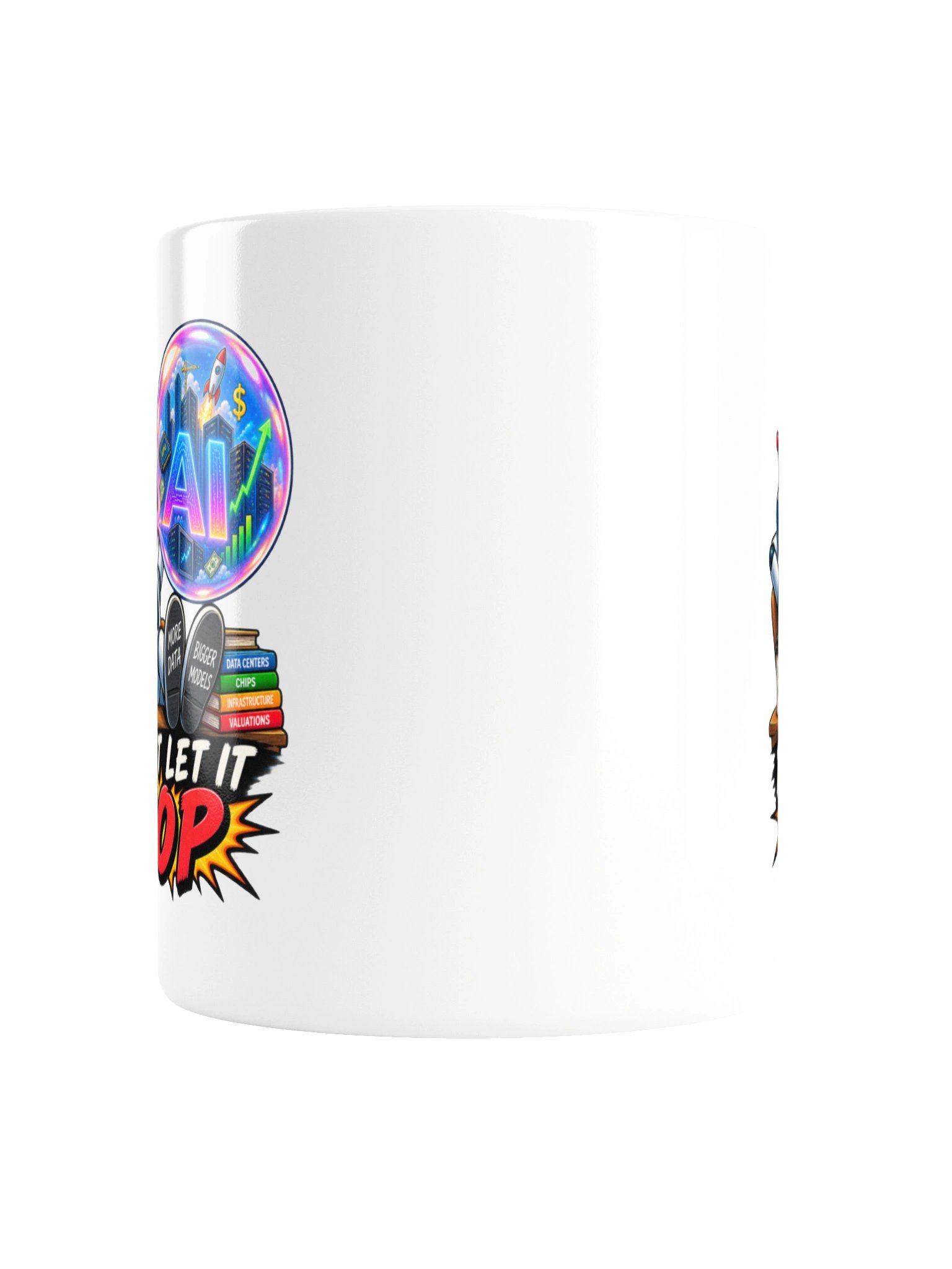 DON’T LET IT POP — The AI Bubble - Mug product image (4)