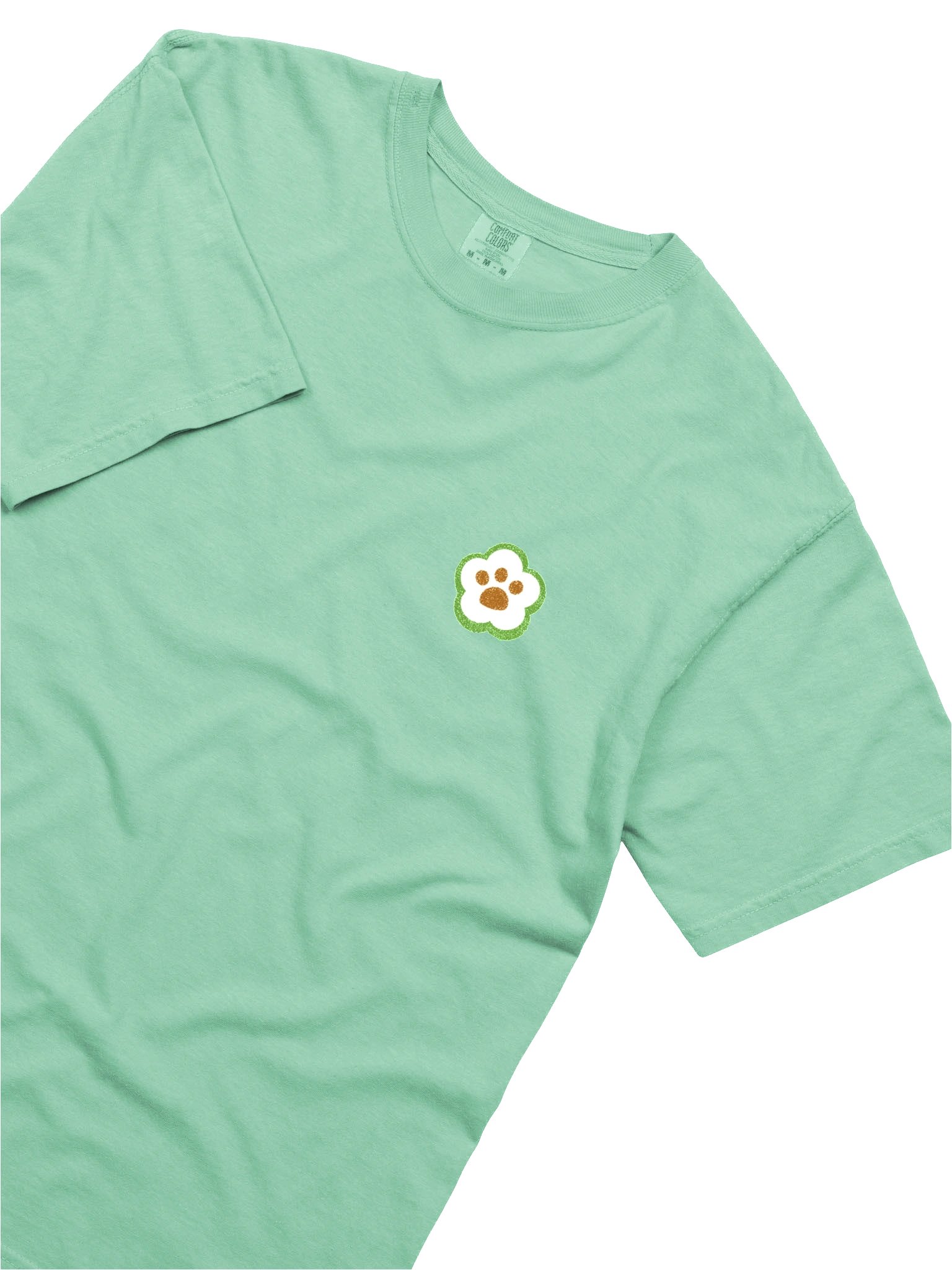 Paw Embroidered T-Shirt product image (1)