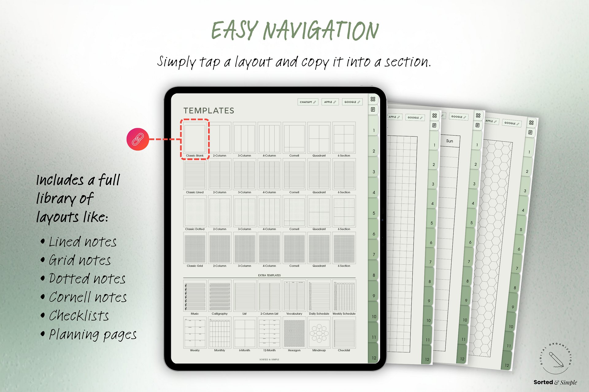 Smart Digital Notebook - Matcha Green product image (5)