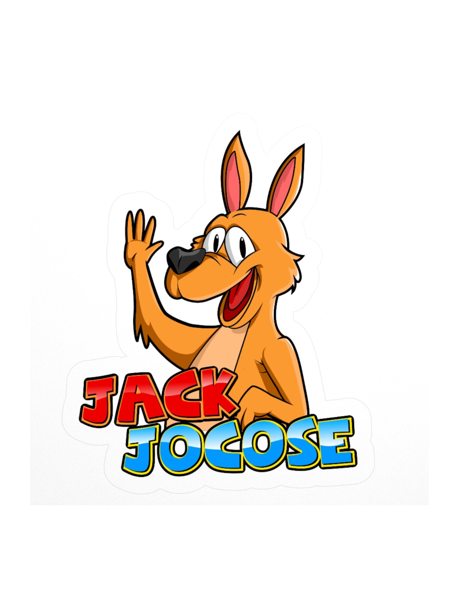 JackJocose Classic Full Logo Sticker product image (1)