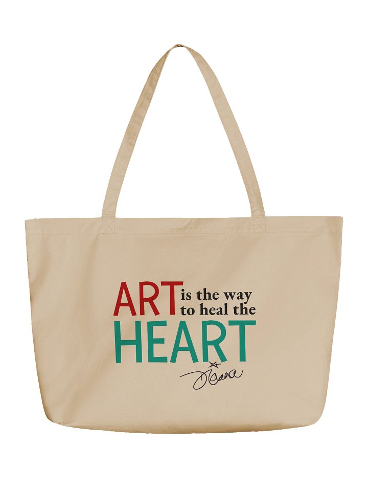 Art is the Way to Heal the Heart, Eco Tote Bag product image (1)