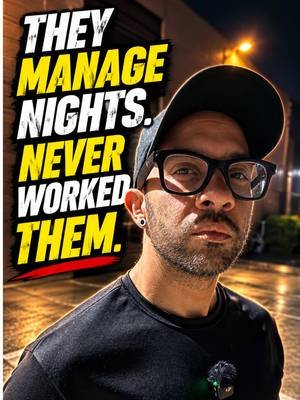 There’s a difference between managing night shift on paper and actually seeing what that crew carries overnight. Fewer people. Same work. Problems still have to get solved. What would management understand differently if they worked one full week overnight with your crew? #nightshiftdad  #nightshift  #worklife  #nightcrew  #nightshiftlife 