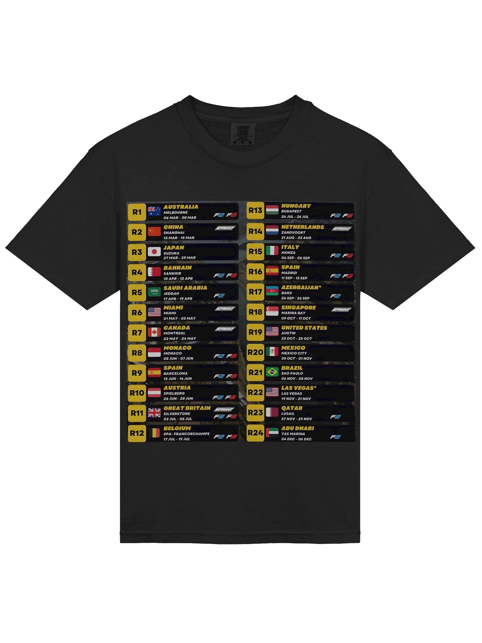 2026 Race Calendar Tee product image (14)