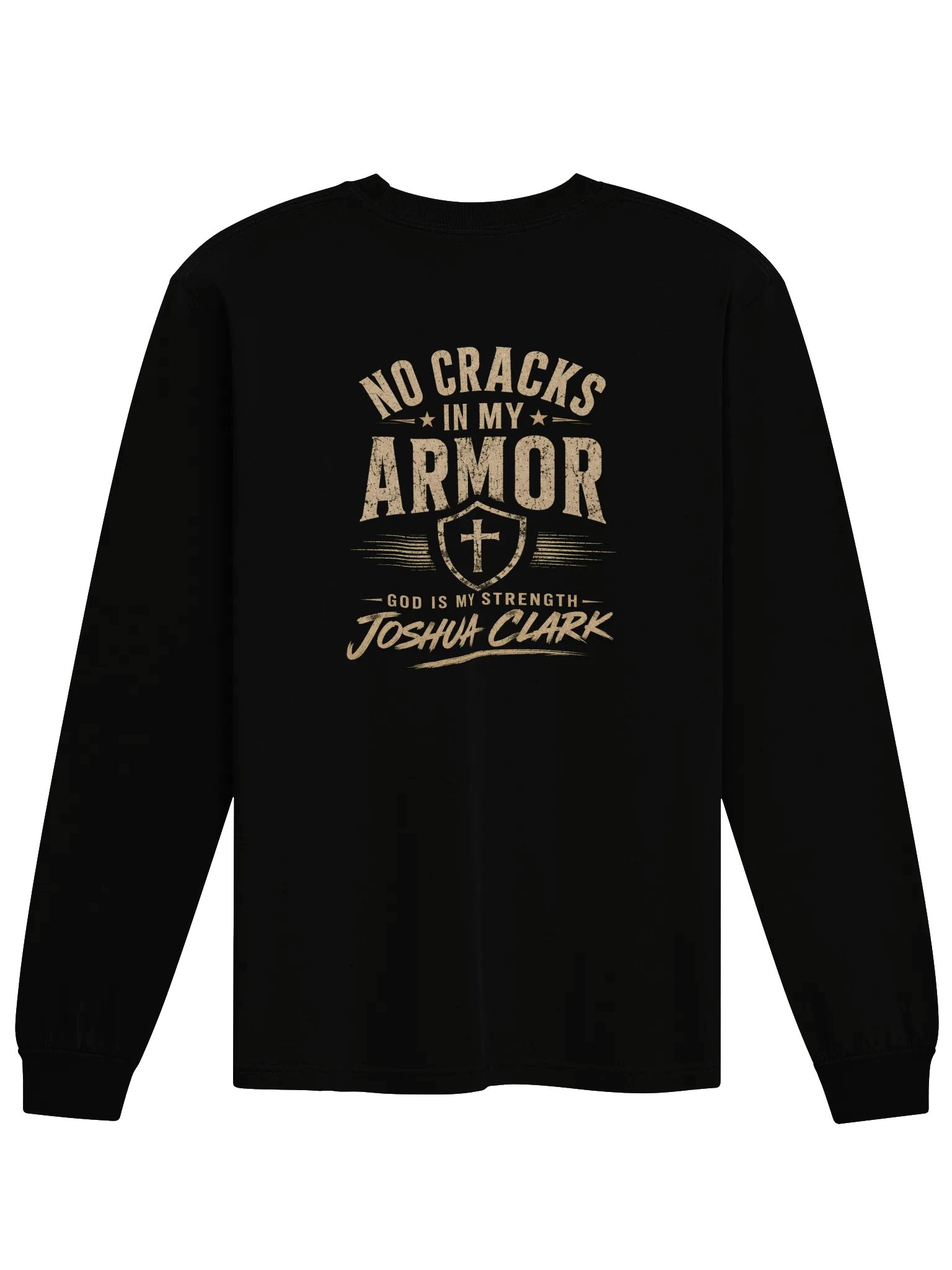 No Cracks In My Armor Comfort Colors Garment-Dyed Long Sleeve product image (2)