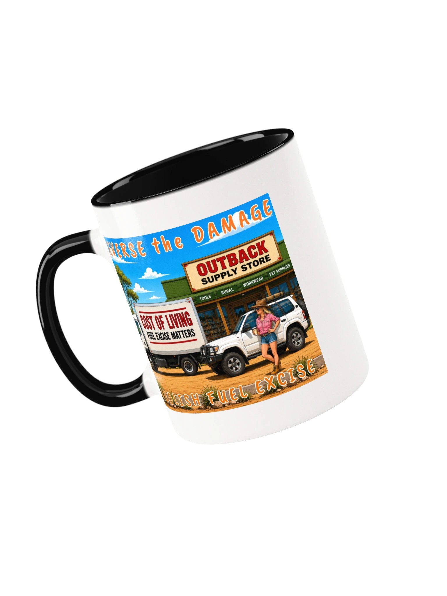 Reverse the Damage Abolish Fuel Excise Mug product image (6)