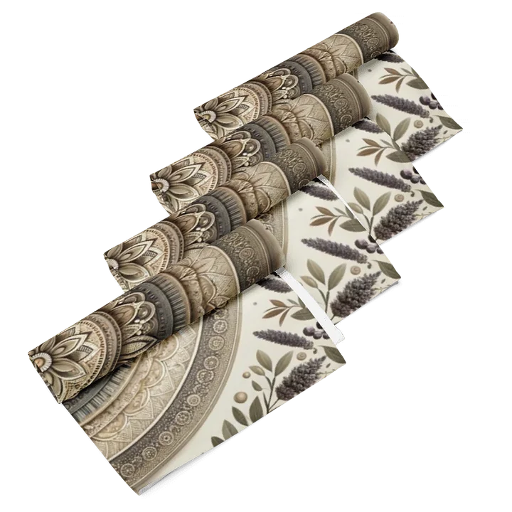 Lavish Botanical Mandala Napkins product image (2)