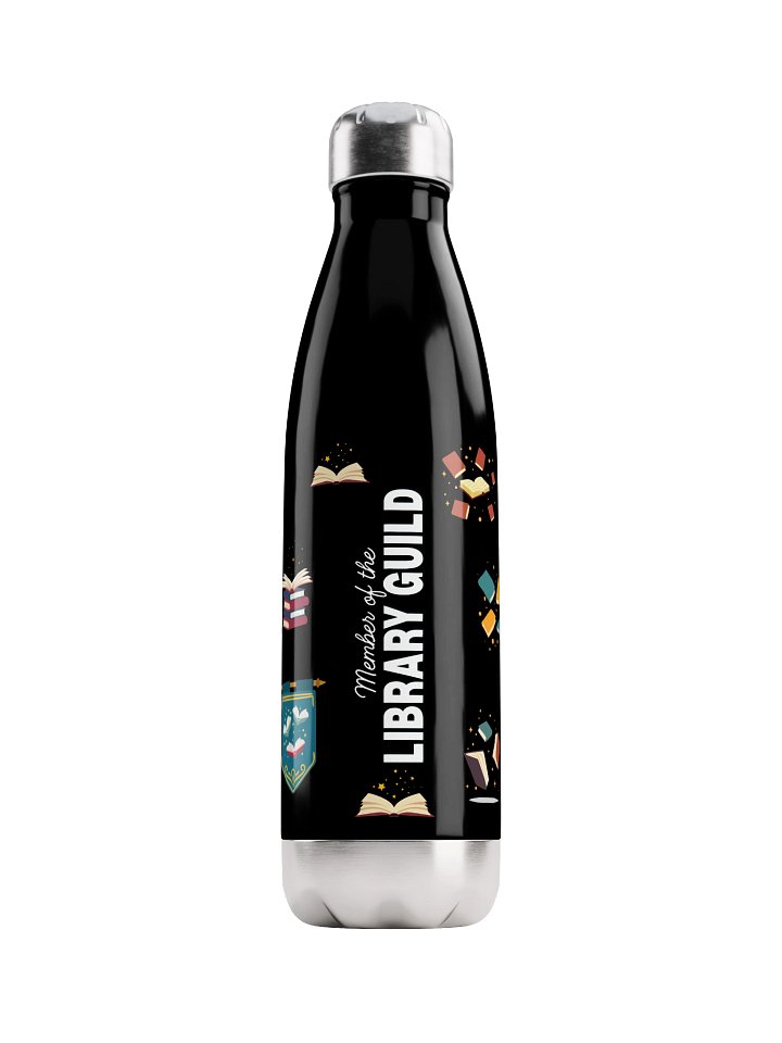 Library Guild Stainless Steel Water Bottle - Dark product image (1)
